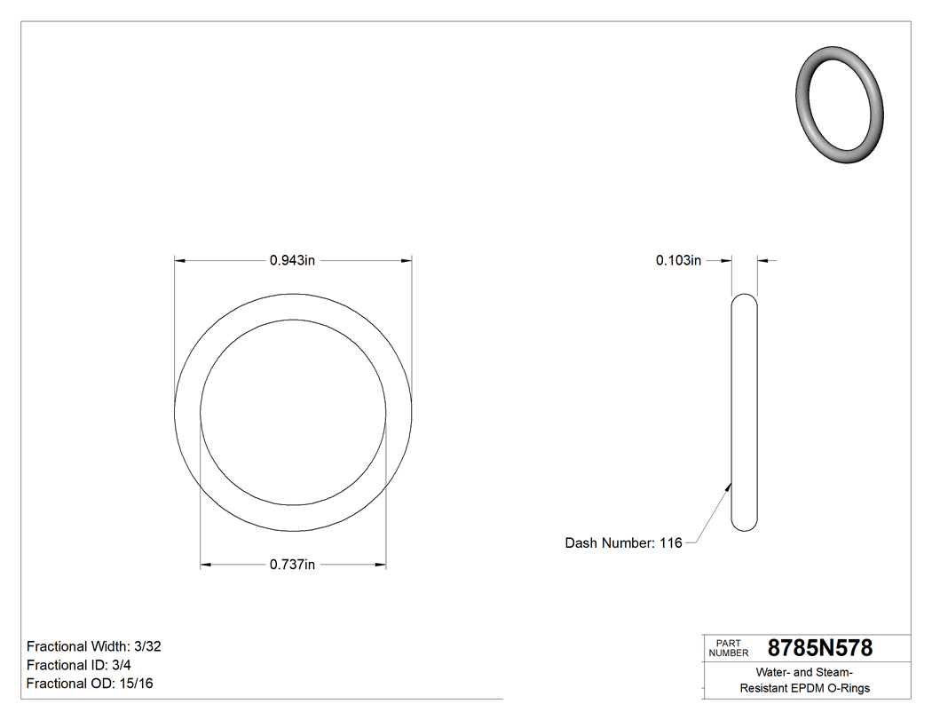 Technical drawing - 8785N578
